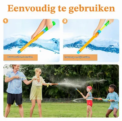 18er Wasserpistolen-Set, 42 cm, für Kinder, Sommer, Pool, Garten