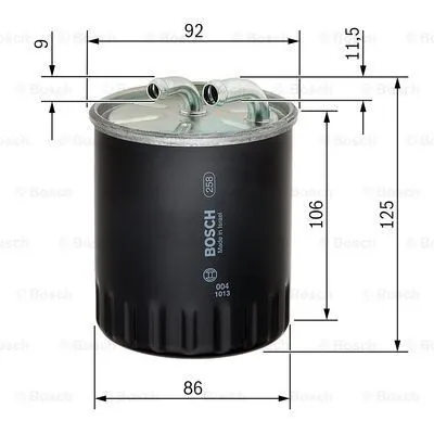Produktbild von Bosch Kraftstofffilter  1 457 434 437