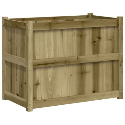 Image de vidaXL Bac à plantes 90x50x70 cm Bois de pin imprégné