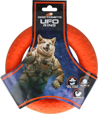 Produktbild von Dog Comets Hundespielzeug UFO Ring orange