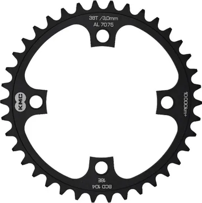 Produktbild von Kmc 1.9mm 11/128´´ Nw 104 Bcd Kettenblatt Silber 38t Silber 38t