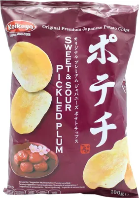 Immagine prodotto di Patatine Koikeya al gusto di aceto Umeboshi giapponese 100g