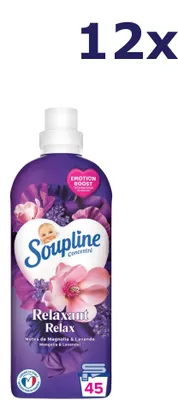 Produktbild von 12x Soupline Wasverzachter - 45sc950ml - relax - magnolia & lavendel