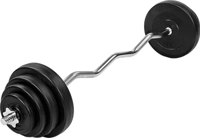 Produktbild von MOVIT Hantel Set SZ Curlstange 23,5kg Curlset Langhantel Hantelscheiben Gewichte