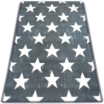 Zdjęcie produktu dla Dywan SCANDI 18209/071 - GWIAZDKI szary 160x230 cm