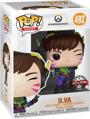 Produktbild von Overwatch - D.Va Special Edition 492 - Funko Pop! - Vinyl Figur
