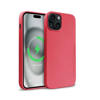 Image de Crong Color Cover Magnetic - Étui pour iPhone 15 MagSafe (rose)