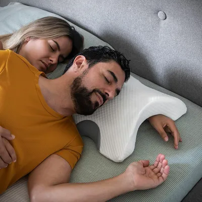 Produktbild von Viskoelastisches Nackenkissen für Paare Cozzy InnovaGoods