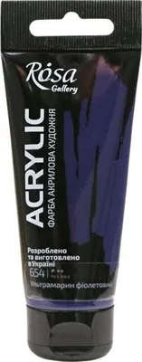 Obrázok produktu pre Rosa Gallery Akrylová farba Ultramarine Violet (654) 60 ml 1 ks