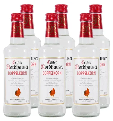 Produktbild von Echter Nordhäuser Doppelkorn (6 x 0,35L)