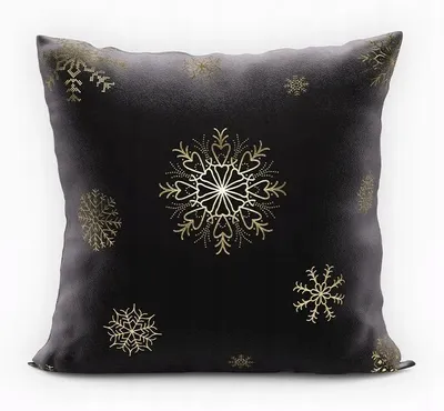 Produktbild von Markizeta Weihnachts-Kissenbezug Velvet Schneeflocken 40x40cm