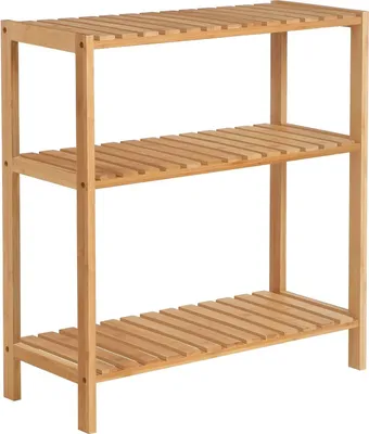 Obrázok produktu pre BAMBUSOVÝ STOJAN DO KÚPEĽNE/KUCHYNE/NA TOPÁNKY, 60 X 26 X 66 CM IDEÁLNY DO KÚPEĽNE, OBÝVAČKY, PREDSIENE, KUCHYNE ALEBO NA BALKÓN.
