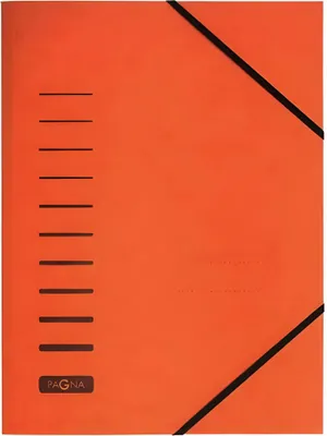 Produktbild von Pagna Spannmappe A4 Eckspanngummi orange