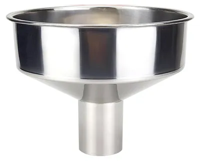 Produktbild von Großer Edelstahl Trichter Ø16 cm, breiter Einfülltrichter für Küche, Öl & Lebensmittel