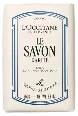 Produktbild von L'Occitane Shea Extra Rich Body Soap, Körper, Barseife, Reinigend, Natürlich/Natur, Rechteckig, Sheabutter