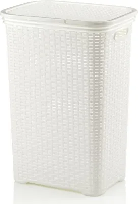 Image de KELA Panier à linge BRASILIA 60 l blanc KL-23410