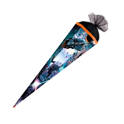 Produktbild von Schultüte / Zuckertüte / 85cm / eckig / "Space Fighter"