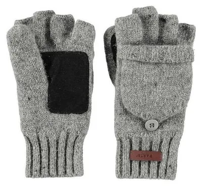 Image de Gants pour enfants Barts, modèle Haakon, collection Bumgloves, pour garçons, couleur grise, taille 4