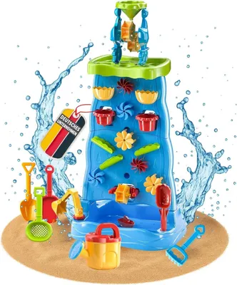 Produktbild von Coemo Wasserspieltisch TOJA Spieltisch mit zwei Spielebenen und Wasserfall Größe M