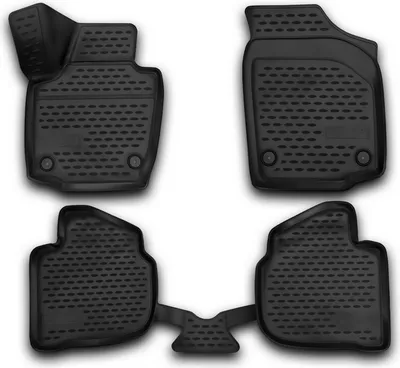 Produktbild von AD Tuning Gummi Fußmatten Set für Skoda Rapid, Bj. 2012-2019