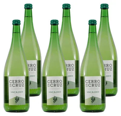 Produktbild von Cerro de la Cruz Vino Blanco -trocken- (6 x 1,0L)