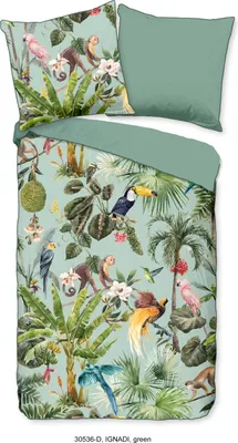 Produktbild von Duvet cover Descanso 155x220 + 1* 80x80 cm - animals in the jungle