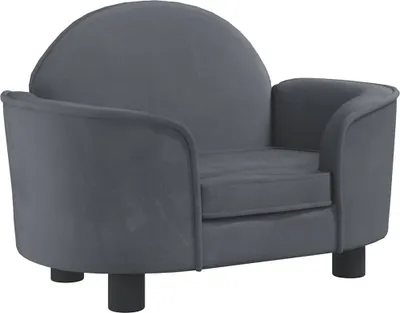 Obrázok produktu pre vidaXL Pelech pre psov Dark Grey 66x40x45 cm Velvet