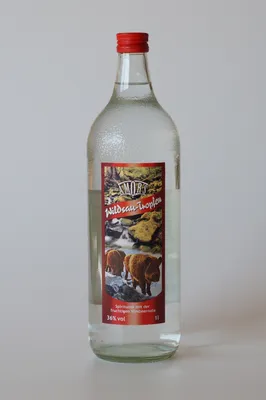 Produktbild von Amor's Wildsautropfen 1,0l, alc. 36 Vol.-%, Himbeer-Spirituose aus Deutschland