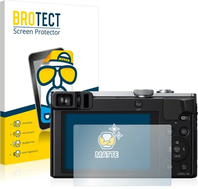Produktbild von 2x BROTECT Schutzfolie für Panasonic Lumix DMC-TZ71 Displayschutz Displayschutzfolie Folie Matt Entspiegelungsfolie