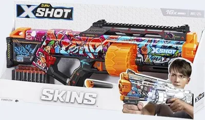 Produktbild von X-Shot Skins Last Stand mit 16 Darts srt.