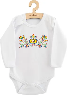 Zdjęcie produktu dla Body niemowlęce z nadrukiem New Baby Folk