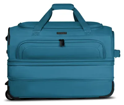 Productafbeelding van REDOLZ reistas trolley Duffle Essentials Wheeled Duffle Exp. Petrol 55cm