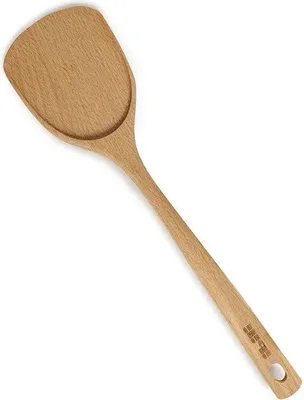 Produktbild von Ibili Servierplatte Und Pfannenwender Aus Holz Xl Golden  Golden One Size
