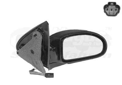 Produktbild von VAN WEZEL 1858808 Außenspiegel Seitenspiegel Rechts für FORD FOCUS (DAW, DBW) Konvex Beheizt