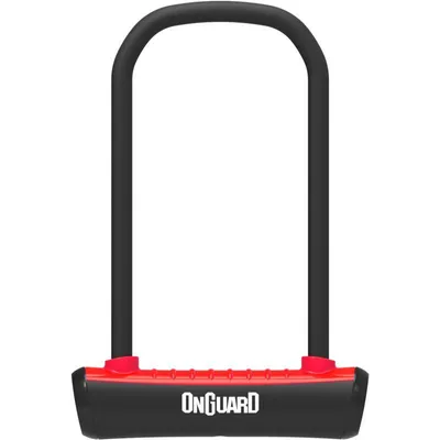 Obrázek produktu pro Zámek Onguard podkova 115x230x11mm červená 2klíče držák