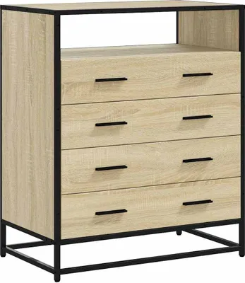 Zdjęcie produktu dla vidaXL Szafka z szufladami dąb sonoma 70x41x83,5 cm materiał drewnopochodny