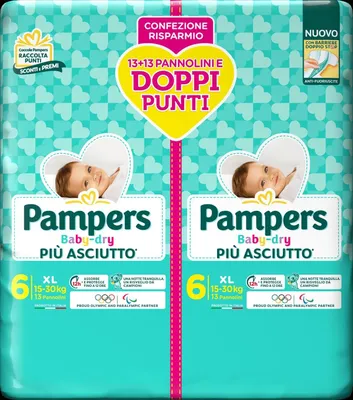 Produktbild von Windeln Duo DownCount XL Pampers Baby-Dry, 26 Stück