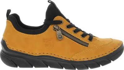 Produktbild von Rieker Damen Halbschuhe Schnürschuhe Sneaker 55073, Größe:41 EU, Farbe:Gelb