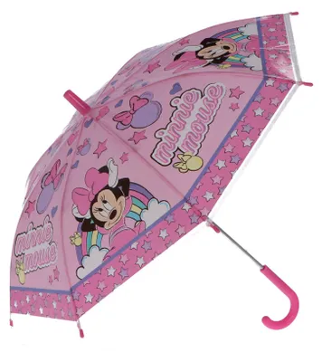 Produktbild von Minnie Maus Kinder Regenschirm für Mädchen 68 cm Durchmesser