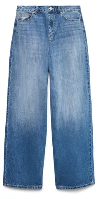 Productafbeelding van Vero Moda 10335587_2115_66_1000, Jeans, Dames, Blauw, Maximale krimp: 5%; Was de kleding binnenstebuiten; Was met vergelijkbare kleuren; Hang droog; Gebruik geen bleekmiddel; Niet in de droger drogen