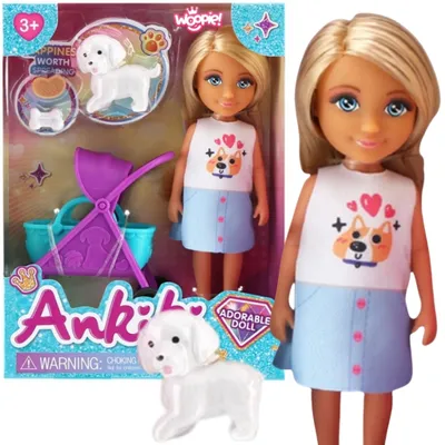 Image de Woopie Royal Doll avec poussette et chien