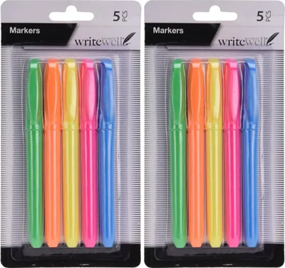 Produktbild von 2 x Textmarker 5-Farben Set