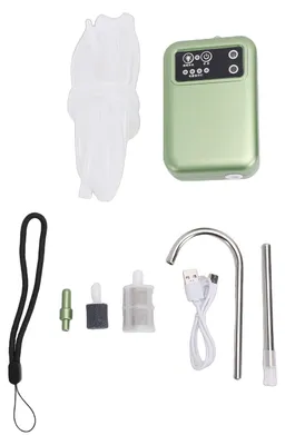 Produktbild von USB-Elektro-Wasser-Sauerstoffpumpe Tragbare Aquarium-Fischbecken-Sauerstoffpumpe mit Licht für Angelköder-Eimer