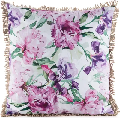 Obrázek produktu pro Eurofirany povlak na polštář 45x45 cm GARDEN povlak na polštář růžovo-fialové květy