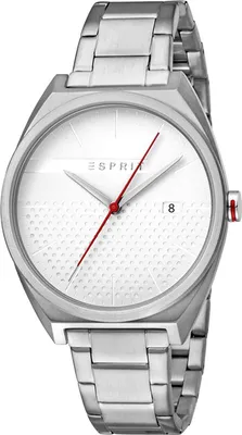 Produktbild von ESPRIT Herren Analog Quarz Uhr mit Edelstahl Armband ES1G056M0055 Silber