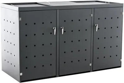 Immagine prodotto di CLP Copri cestino Nelli, antracite 198x80x116 cm