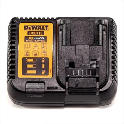 Produktbild von DeWalt DCB115P2-QW Akku-Kit (2 x 18 V / 5 Ah plus DCB 115)