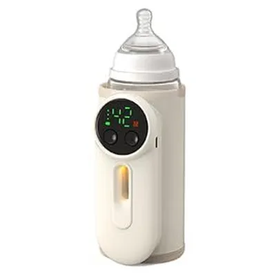 Produktbild von Flaschenwärmer Baby Unterwegs Matchild Flaschenwärmer to go akku USB Thermoskanne mit temperaturanzeige wärmetasche für babyflaschen Tragbarer