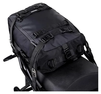 Produktbild von Multifunktionale Motorradtasche 10/20/30L Pannier Satteltaschen Gepäckträgertaschen Hecktasche Hinterradtasche, Schwarz-20L