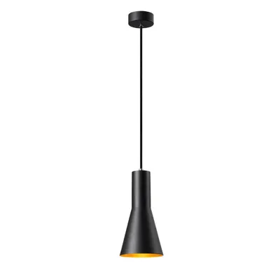 Obrázek produktu pro SLV 1002951 PHELIA 130 E27 závěsné světlo černá/zlatá
